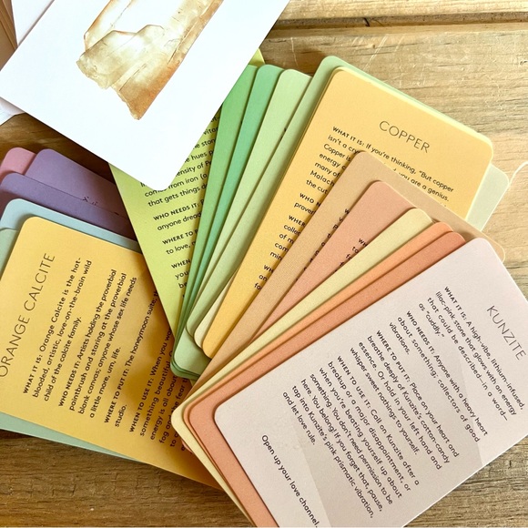 New! Crystals To Energize Your Life 78 Card Deck With Crystal Descriptors 🔮 - Picture 6 of 6